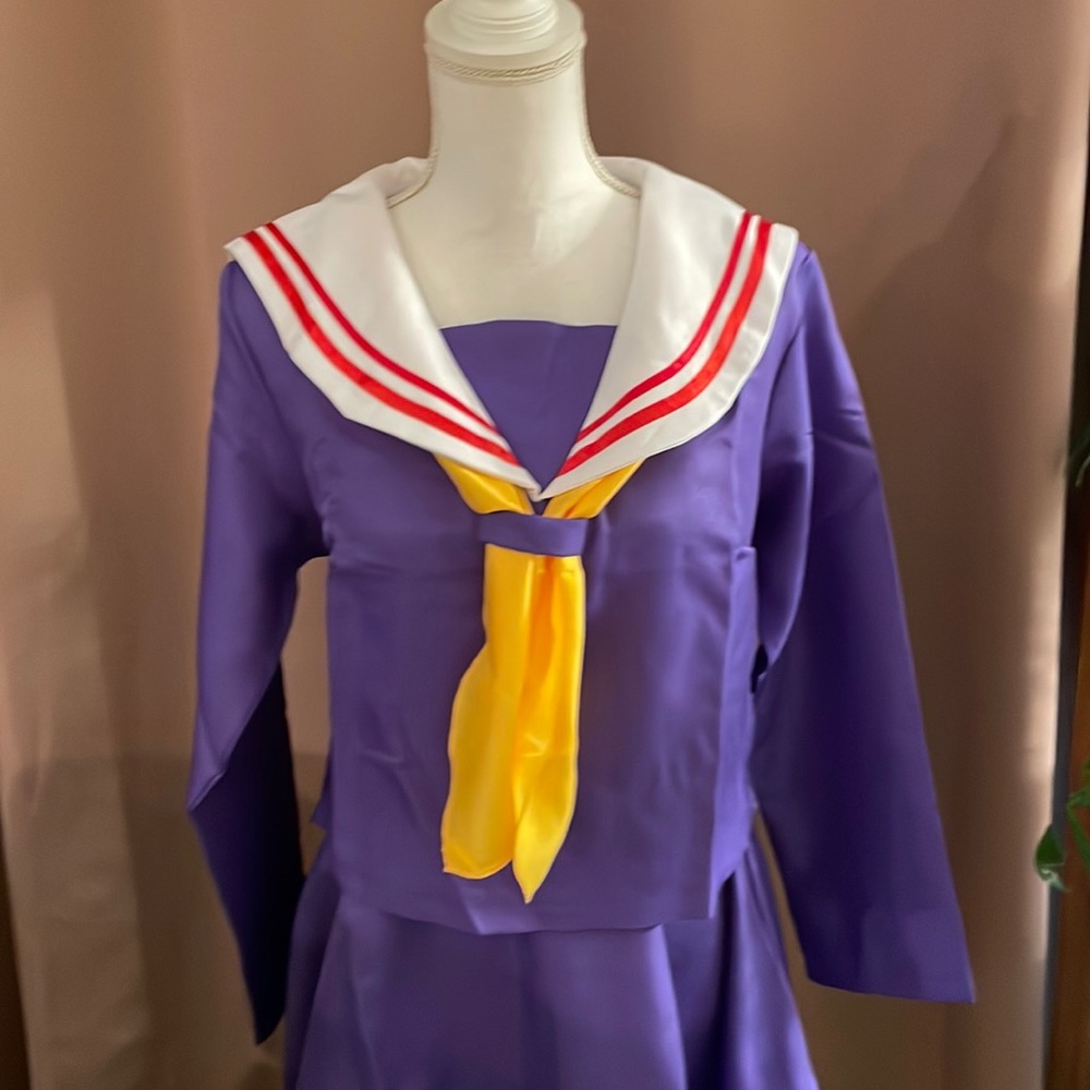 Women's anime cosplay Shiro from no game no life size M